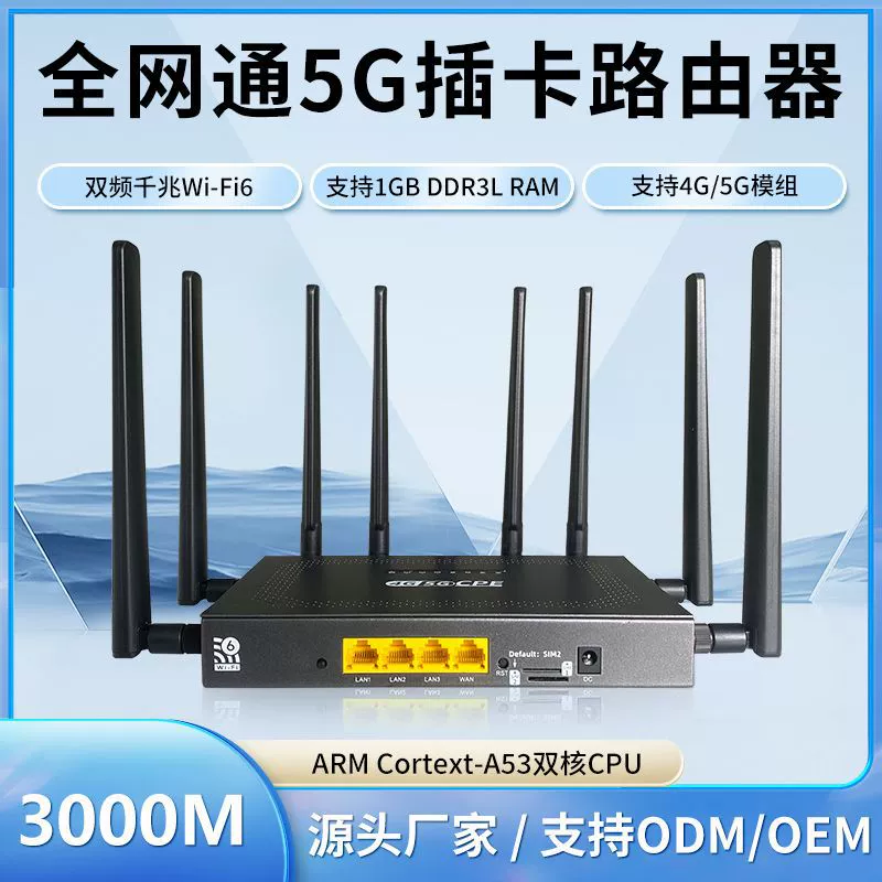 MT7981B решение 5G маршрутизатор с двойным ядром полный гигабитный интеллектуальный беспроводной маршрутизатор wifi6 на заказ производитель