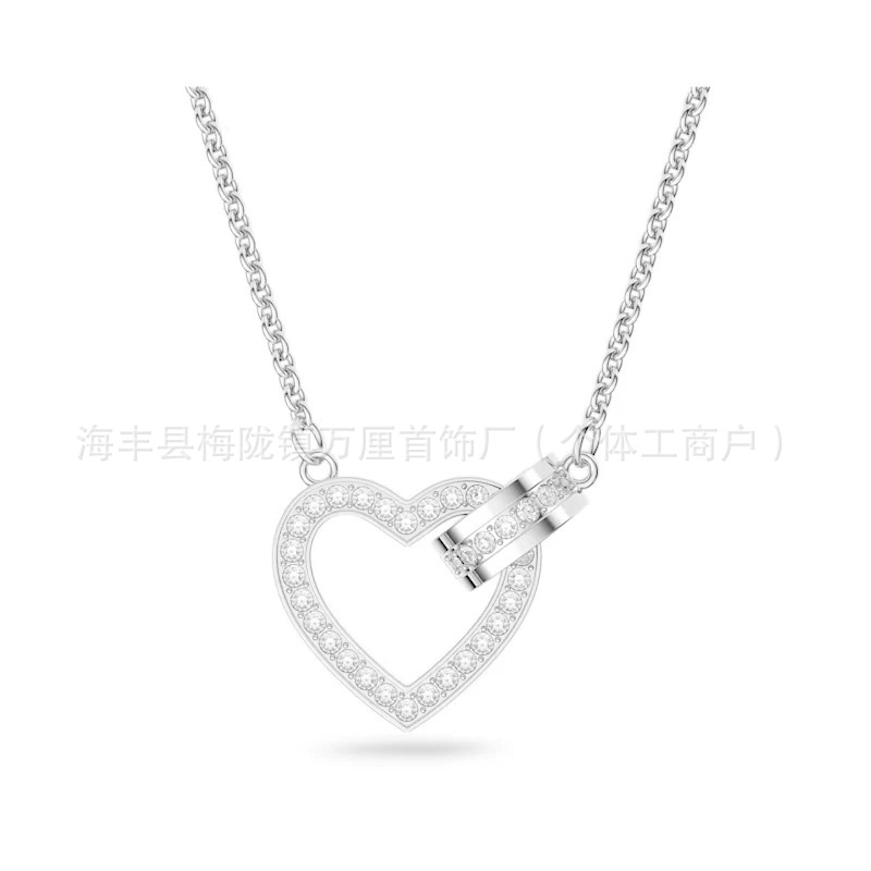 爱心环扣【白金色】