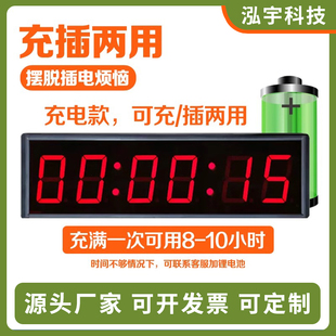 ⊙Timer Led Large Screen Extra Large Competition Running Track and Field Conference Hand Clap Speech Stopwatch