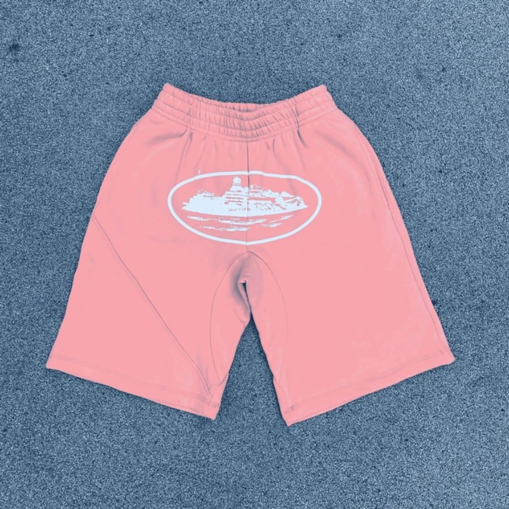 Трансграничные взрывы Corteiz пароход High Street шорты с американским принтом тренд хип-хоп скейтборд повседневные брюки для мужчин и женщин