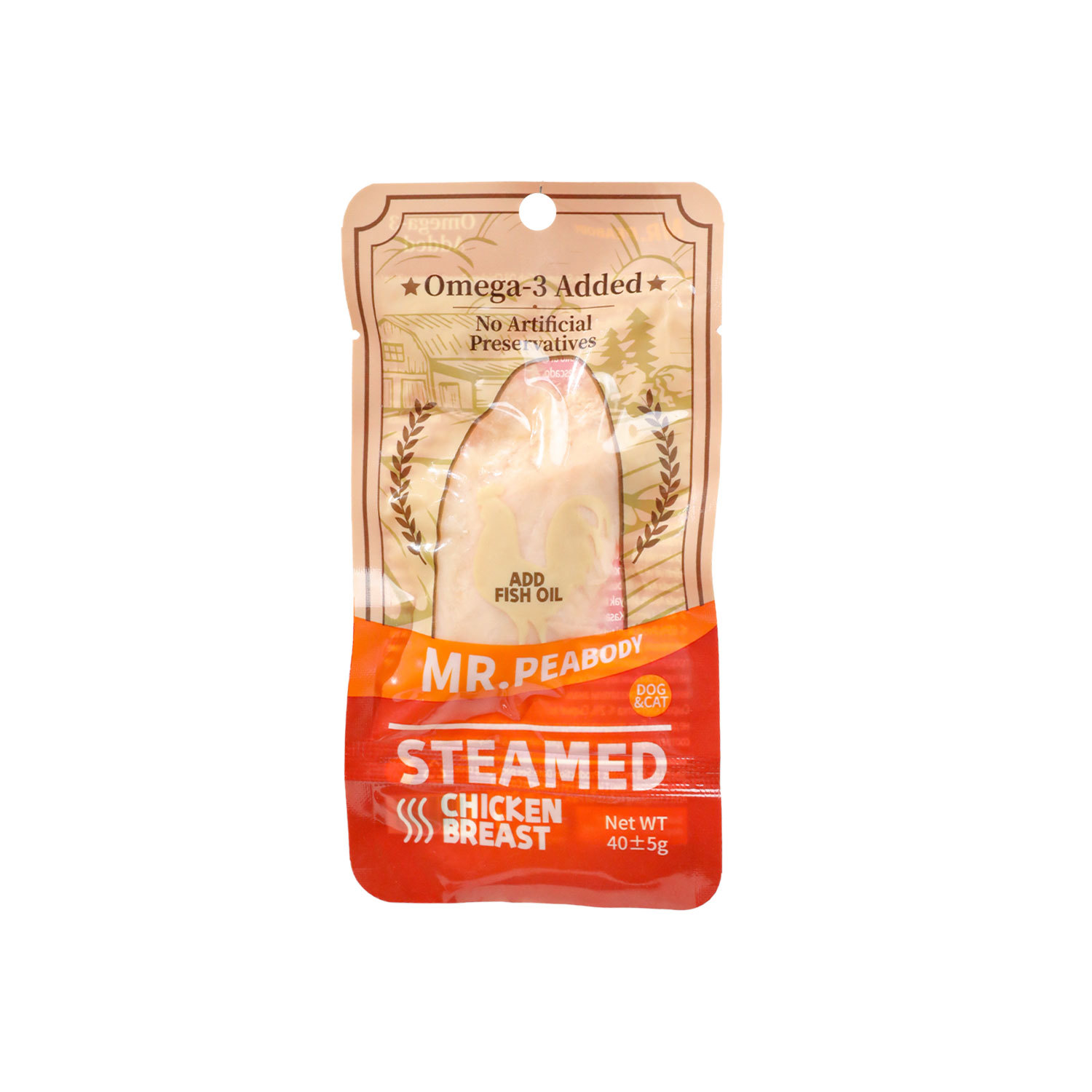 Aperitivos para gatos Peabody Peabody aceite de pescado pechuga de pollo al vapor bocadillos nutrición mascotas al vacío comercio exterior instantáneo