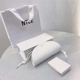 套装白色v饺子包太阳镜GM软包 礼品袋 加厚外纸盒 可定logo