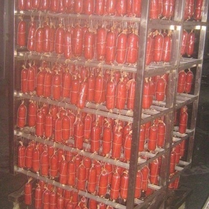 150L烟熏炉 大型火腿烟熏炉设备红肠腊肠烟熏上色一体炉
