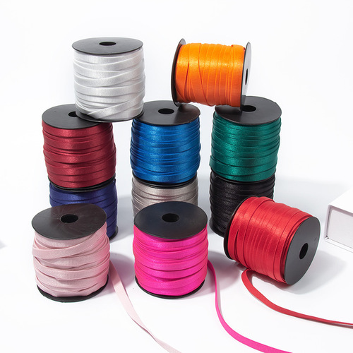 Colorful light shoulder strap 0.6-1.5cm elastic polyester woven belt inner bra strap strap light band accessories