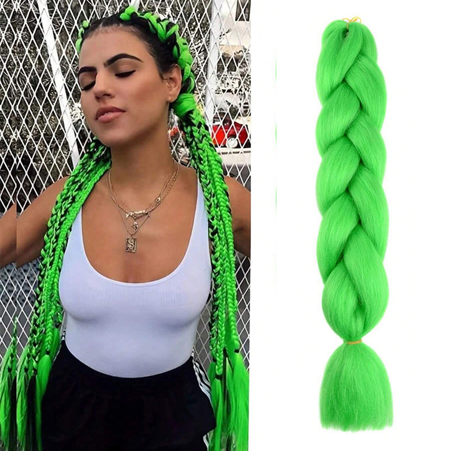 Trenzas Africanas Sintéticas de Fibra de Alta Temperatura para Crochet image 32