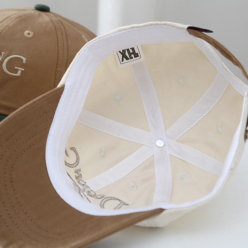 Sombreros infantiles de estilo coreano sombrero de béisbol de algodón para niños y niñas personalidad de padres e hijos bordado ajustable sombrero de lengua de pato