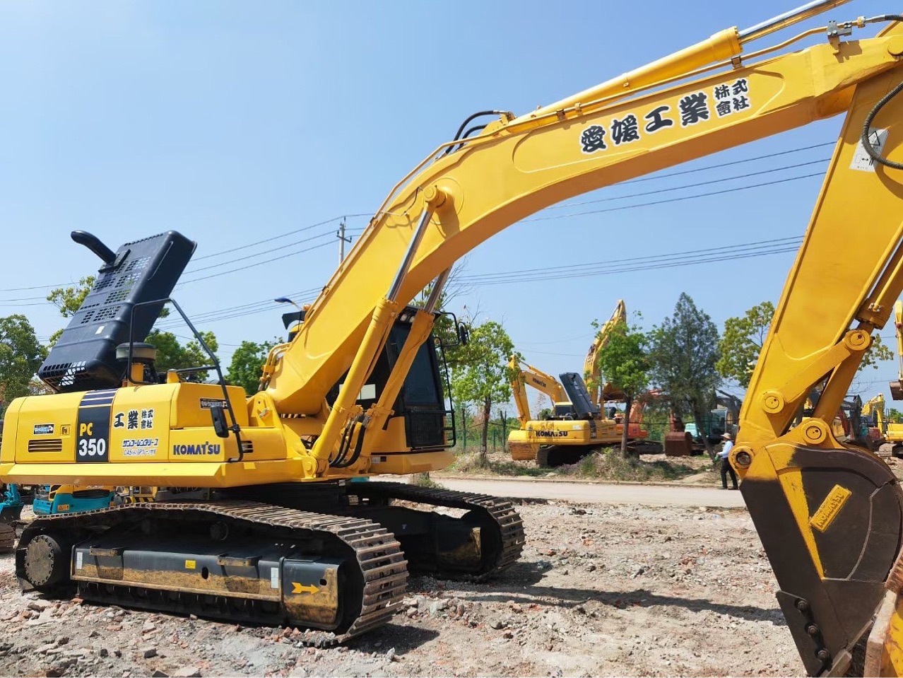 2023 Inventario Komatsu 350 Volvo 360 PC400 Excavadora de gran tamaño