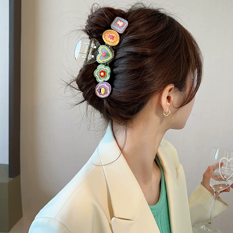 Hairgrip, crab pin, shark, cute hair accessory, hairpins
