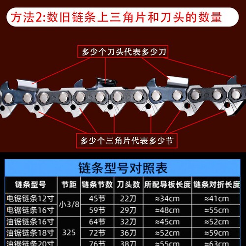 Zaosheng electric saw chain, chain saw chain 12 inches, 16 inches, 18 inches, 20 inches, 38-knife gasoline saw chain, garden tools