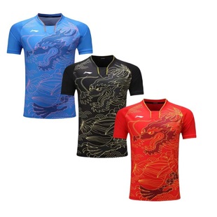 Chinese Team Table Tennis and Badminton Team Uniforms Quick-Drying Sweat-Absorbent Jerseys for Men and Women, Children's Short-Sleeved Sports Competition Uniforms