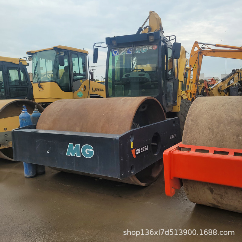 工厂直销旧徐工22吨振动压路机垂直振动压实机 现场看机