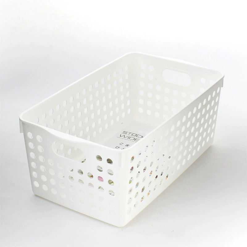 Japanese genuine import plastic storage basket, table storage system