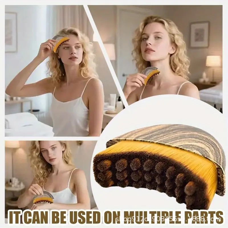 新款淋巴轮廓面部刷化妆刷Lymphatic contour face brush按摩刷