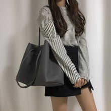 bag春季新款女包包ins韓國人氣復古大包包子母包簡約手提單肩包
