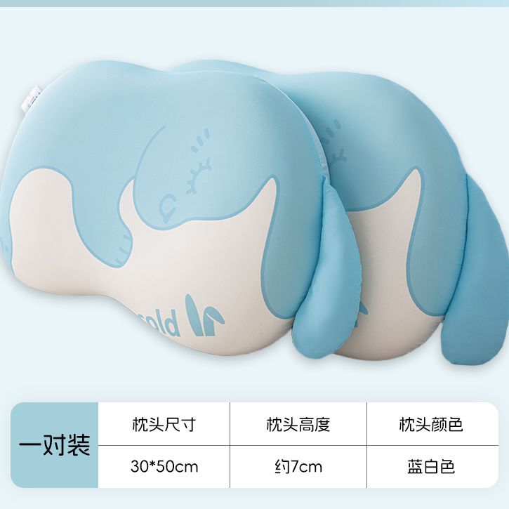 almohada de algodón de memoria infantil para proteger la columna vertebral cervical más de 6 años de edad cuatro estaciones para dormir bebés dormidos profundos mini cabeza pequeña 1