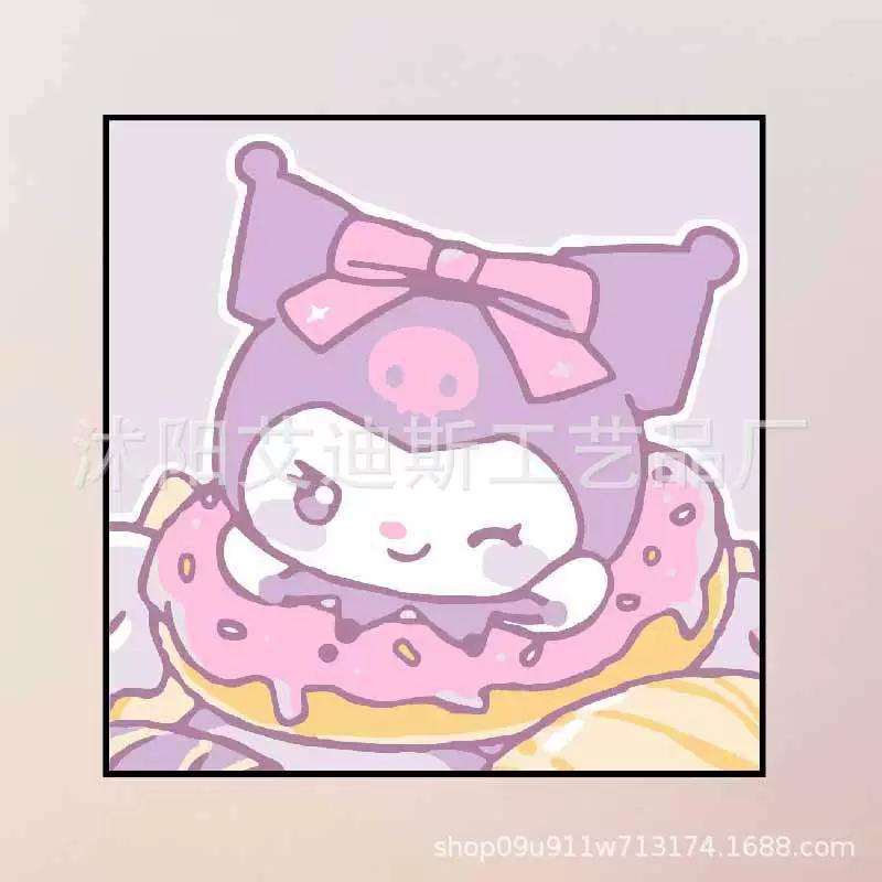 DIY заполнение детской цифровой масляной живопись красивый стиль оформление Sanrio ручной заполнение цвет терапия картина производитель оптом
