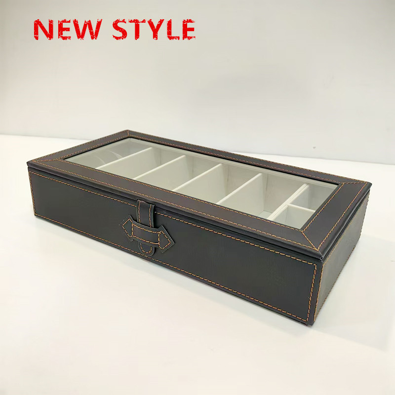 Glasses Watch Display Box Advanced Sense Flannel Lining Multi-grid Optical Sunglasses Jewelry Storage Box Transparent Cover Glasses Watch Display Box Advanced Sense Flannel Lining Multi-grid Optical Sunglasses Jewelry Storage Box Transparent Cover