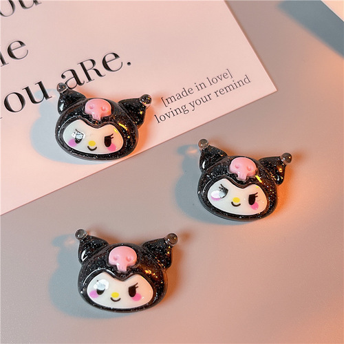 Cartoon animation three-dimensional patch mobile phone case DIY sticker cartoon hairpin accessories creative hand account flower piece refrigerator sticker