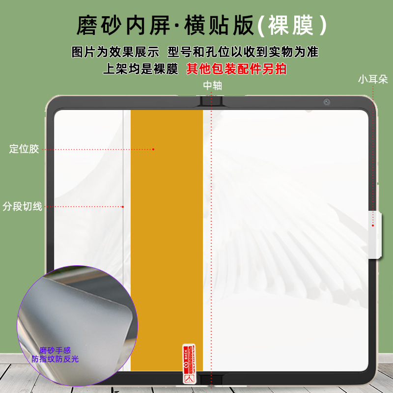 Positioning the blue light water coagulation film (internal screen horizontal st…