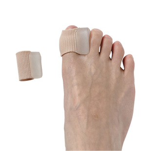 Toe Valgus Big Toe Corrector Toe Sleeve Fiber Tube Soft and Comfortable Elastic Toe Separator Adhesive Tube Plus Glue