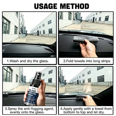 Anti-Fog Anti-Rain Hydrophobic Coating – Automotive glass defogging agent