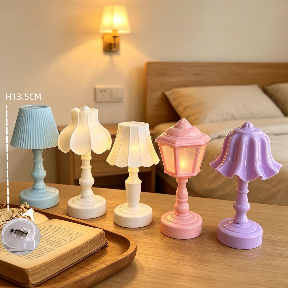 Dormitorio pequeña lámpara de escritorio dormitorio pequeña lámpara de noche lámpara de cabecera plástica lámpara electrónica marroquí lámpara de escritorio mini lámpara de escritorio decoración