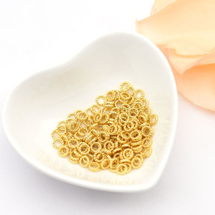 18k��ɫ��ɫ�黨Ȧ����Ȧ��ɫ�]��Ȧ�ֹ�diy'����ˮ����ƬȦ���