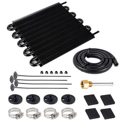 Soyutma sisteminin digər hissələri – rows oil cooler - 10-rows-black