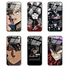 适用黑色五叶草尤诺手机壳苹果oppo小米vivo三星华为iPhone13pro