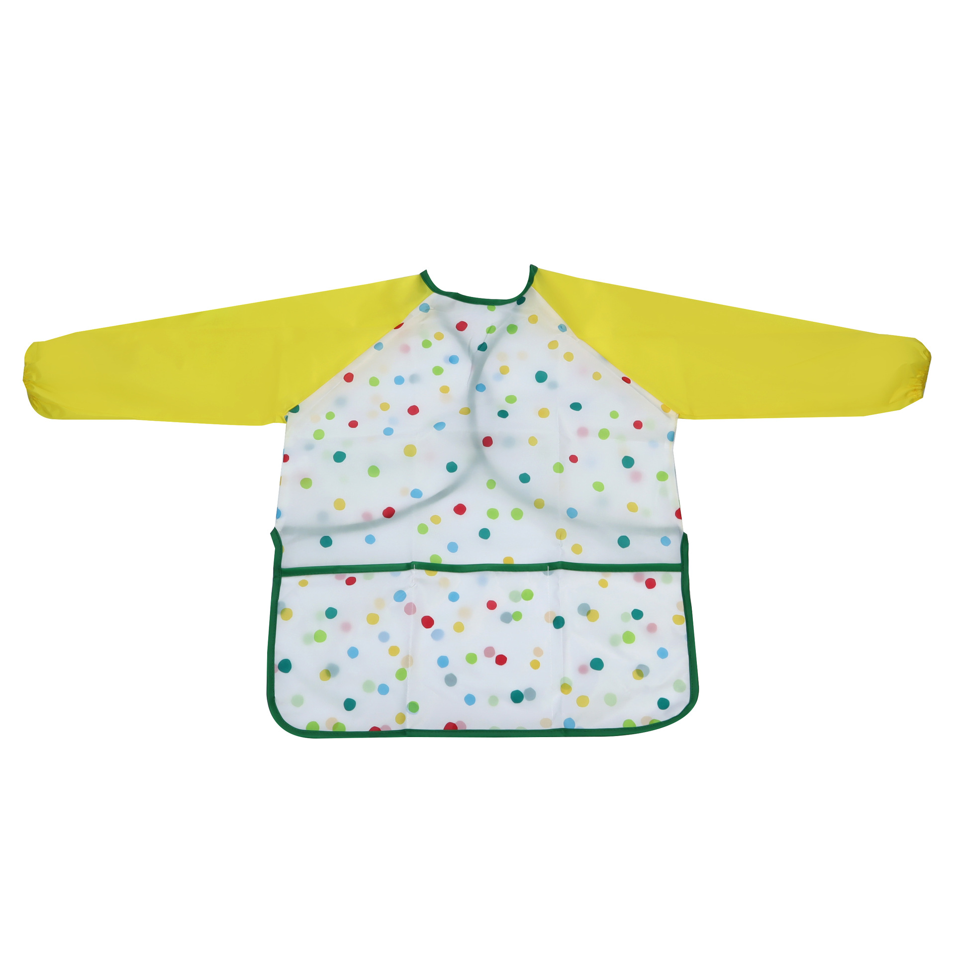 Niños impermeable ropa de comer ropa infantil pintura ropa de manga larga anti-vestir anti-sucio babero anti-fouling overall al por mayor