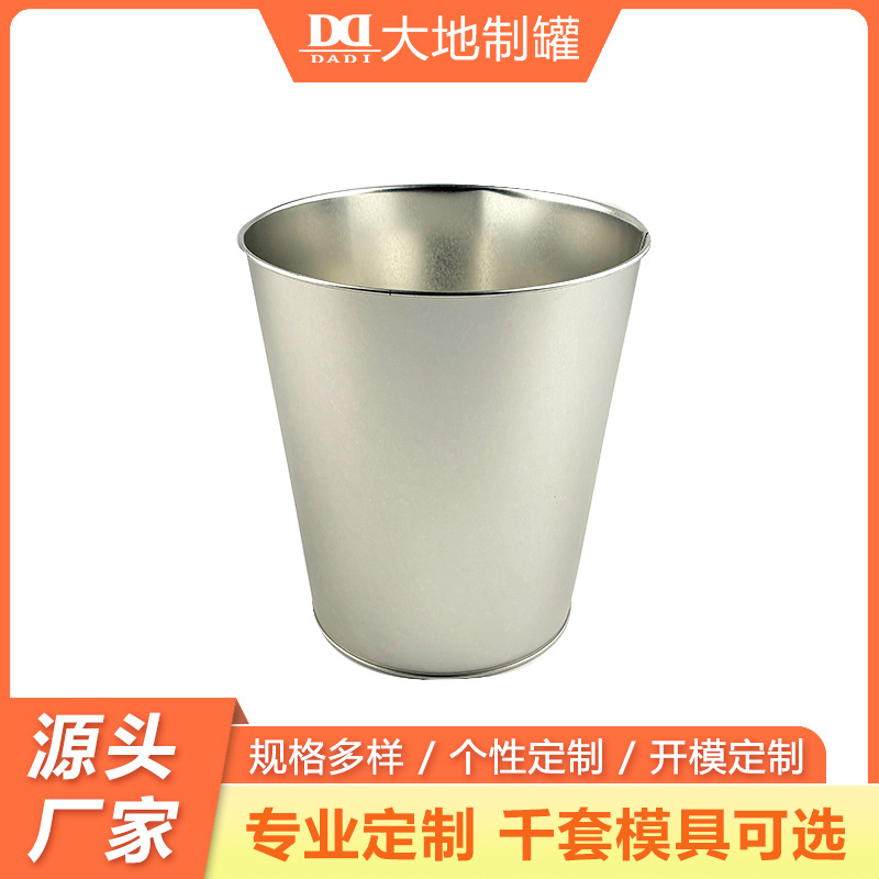 批发亚马逊热销圆形啤酒桶 5升镀锌铁桶马口铁金属圆形冰桶