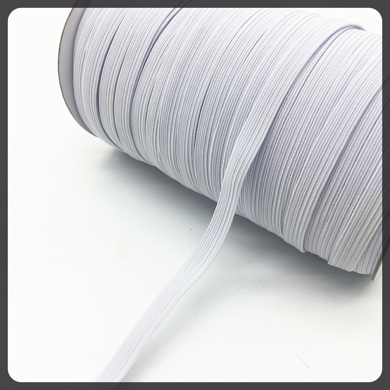 带扁橡皮筋绳子8mm彩色松紧弹力带笔记本绑带彩色橡皮筋4.5米/捆