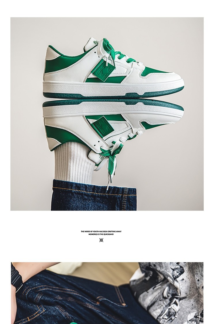 Men's Casual Sneakers Low Top Thick Soled Height Increasing Shoes_voghion.com