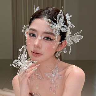 2026夏季新款新娘头饰莫桑钻发饰 | 1688批发