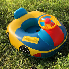 Cross-border best-selling thickened car horn steering wheel swimming ring for infants and young children swimming seat ring swimming ring