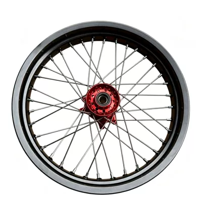 slick tire wheel hub assembly with – Motorcycle wheel hub - front-wheel-hub-core-is-red