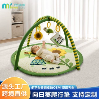 跨境婴儿健身架多功能新生儿安抚爬爬垫早教益智挂件游戏垫可定制