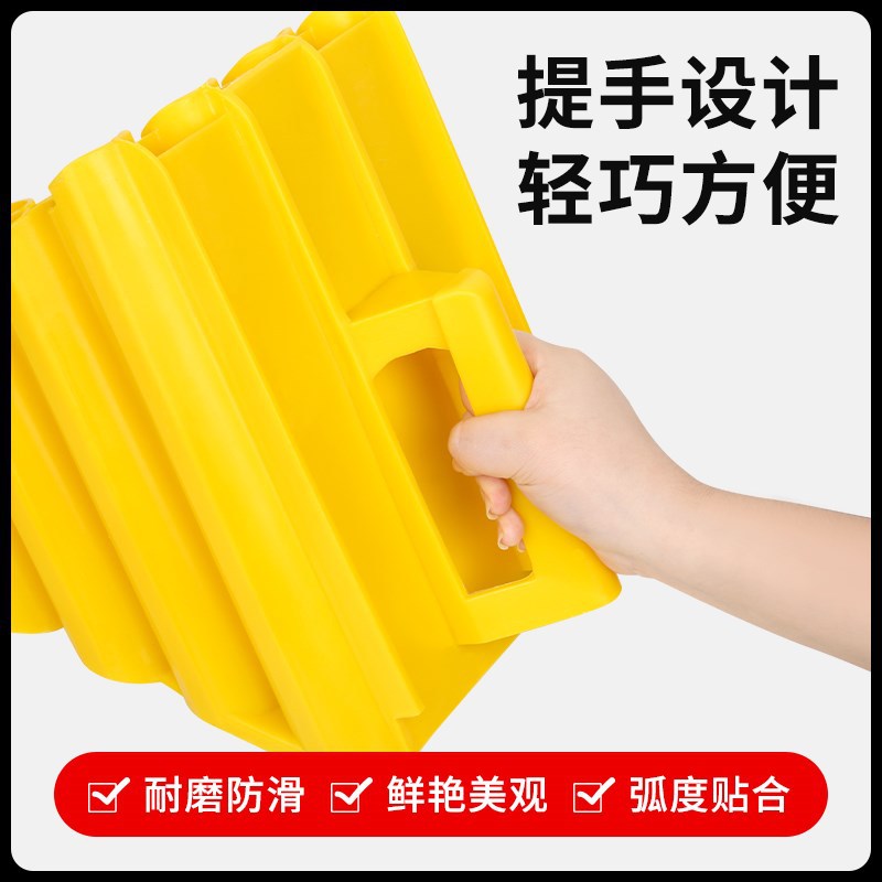 便携止退器汽车轮胎止滑器塑料车档货车三角木橡胶阻车器停车防溜
