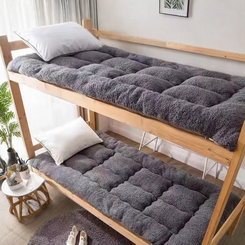 Mattress dormitory special padded lamb velvet warm bed mattress tatami meter 2m student dormitory mat quilt single double