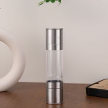 可定制不锈钢双头手动胡椒研磨器调味罐粗细可调海盐调味瓶批发