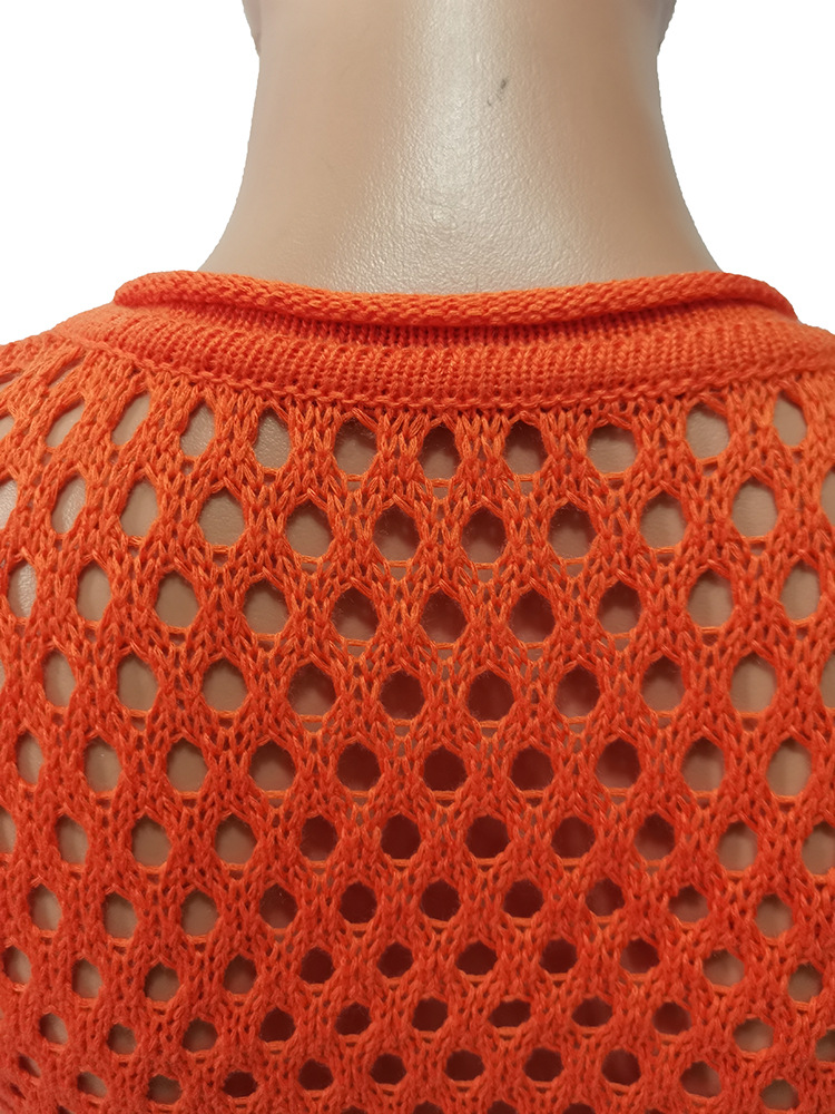 Urban Fashionable Knitted Hand Crochet Outdoor Sports Casual Suit Women Clothing