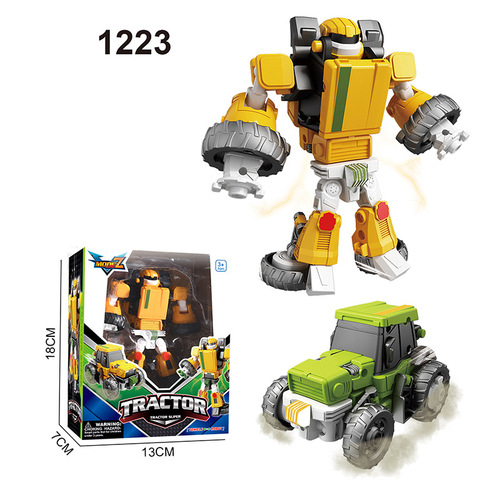 Transforming Car Robot Mecha Super Transformer Warlord Tank Airplane Model Cartoon Action Figure Smart Assembly Toy