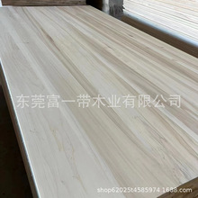 厂家直销杨木拼板板材杨木烘干板材可加工裁切杨木板材杨木锯材