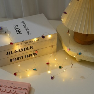 New DIY Copper Wire Lamp Cloud Light String Gift Gift Box Decoration Ins Style Girly Heart Figure Decoration Indoor Light String
