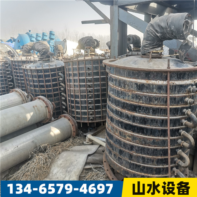 出售价格二手搪瓷片式冷凝器  10平方可拆卸搪瓷片冷凝器