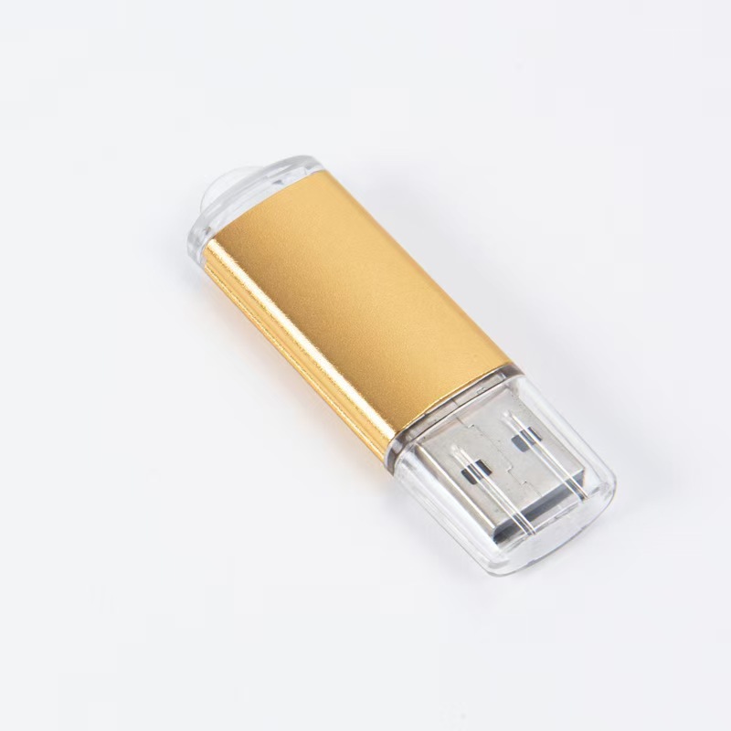 Memoria USB de colores brillantes al por mayor para licitación, 64 GB, grabado de logotipo personalizado creativo, pequeña capacidad, memoria USB de metal de alta velocidad 3.0 para regalo