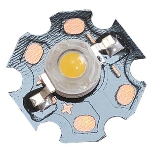 Spot supply 1W high-power lamp beads 1W plum plate 20mm aluminum substrate White warm light led imitation lumen lamp beads