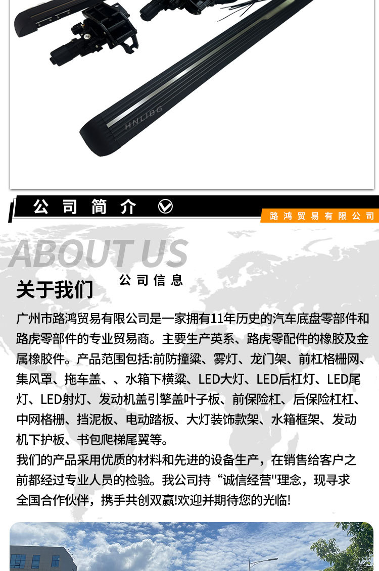 For Land Rover Range Rover Executive 2017-2022 Full Intelligent Electric Pedal Car Welcome Side Step