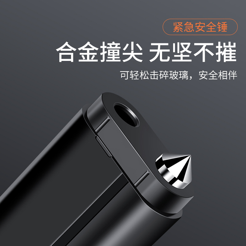 New Car Safety Window Hammer Temporary Parking Number Card Moving Help Phone Sign Multi-functional Creative Car Air Freshener