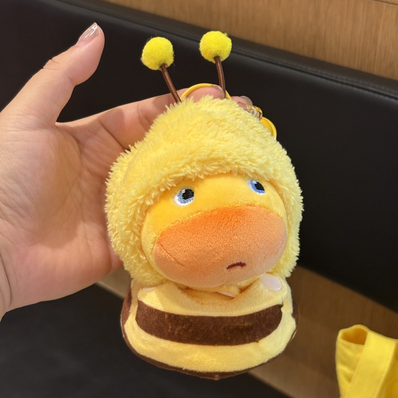 本物のスポット DuoAi Capybara Lulu 周辺ぬいぐるみ面白いスクールバッグバッグペンダントキーホルダー人形ギフト|undefined